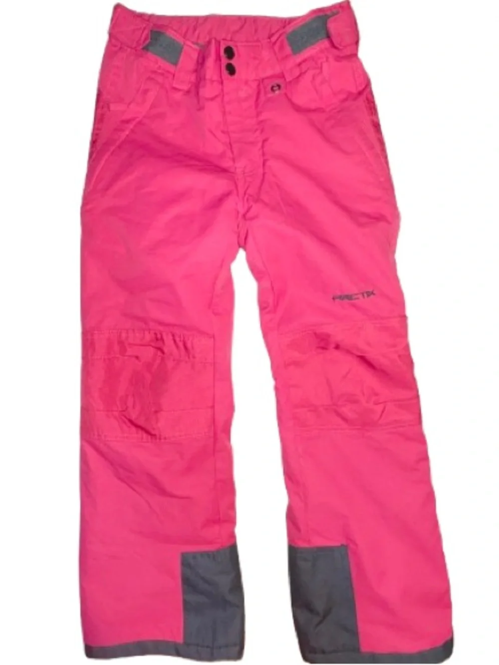 Arctix Kids Snow Pants with Reinforced Knees and Seat in fuchsia medium - Picture 2 of 12